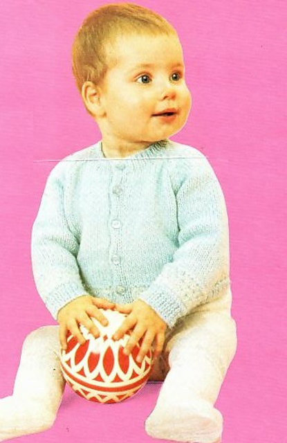 Baby Cardigan A6