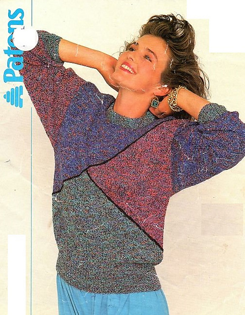 Colour block sweater