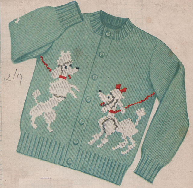Cardigan: Poodle