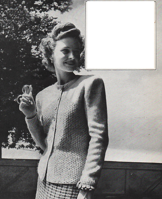 High necked cardigan