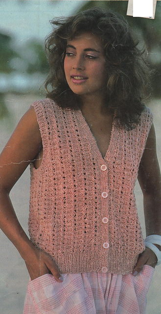 V neck waistcoat