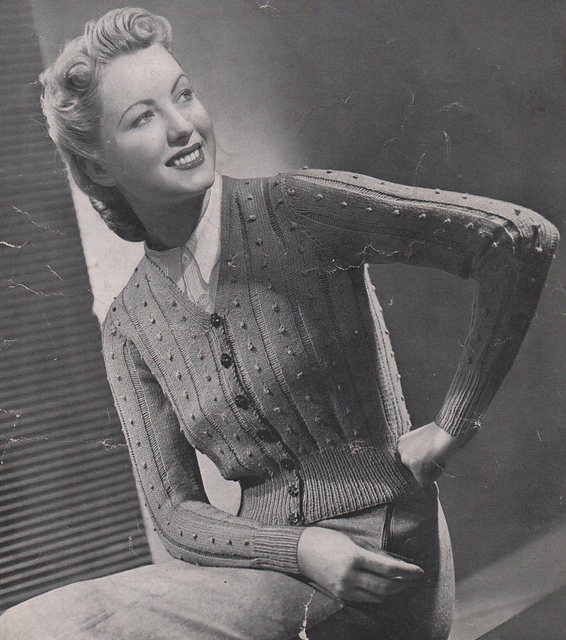 Lady's cardigan: Greta