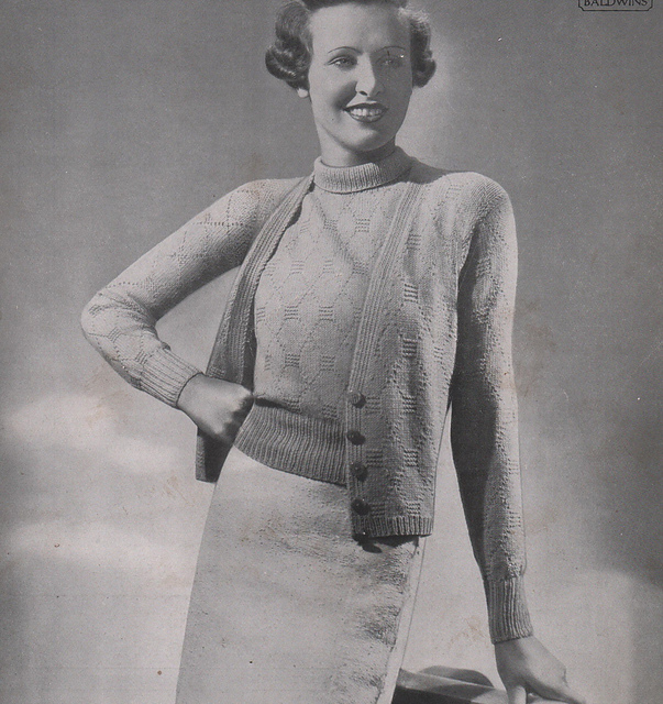 Sleeveless Jumper & Cardigan: Clarice
