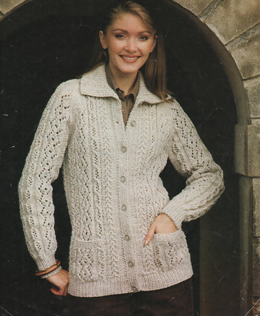 Aran style jacket