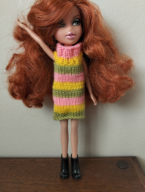 Bratz #122 Striped dress