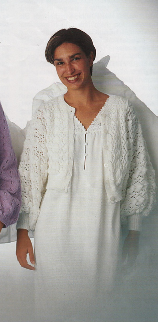 Lacey bedjacket 99.153