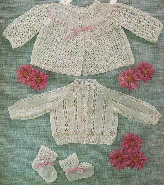 Cardigan, Coat & bootees