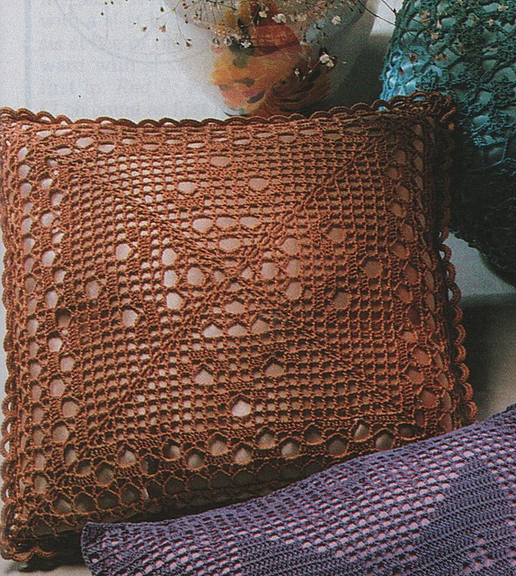 Kissing cousins: caramel cushion A