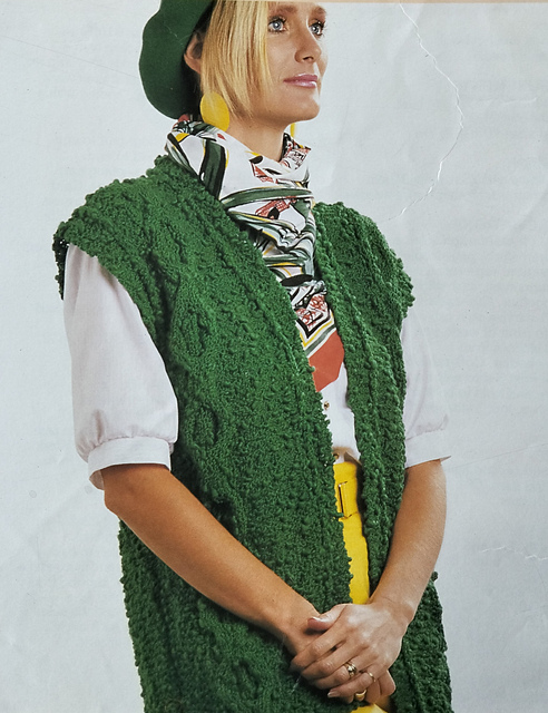 Nortex Mill Ravelry: Green waistcoat pattern by Nortex Mills Design Studio