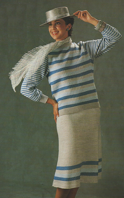 Nortex Mill Ravelry: Shades of Blue pattern by Nortex Mills Design Studio