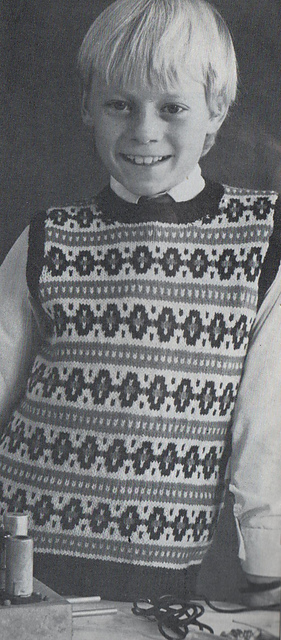 Schoolboy's Fairisle Slipover