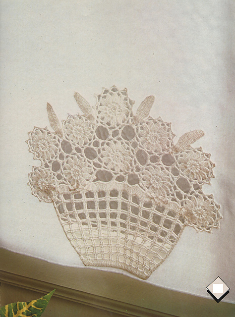 Flower basket motif