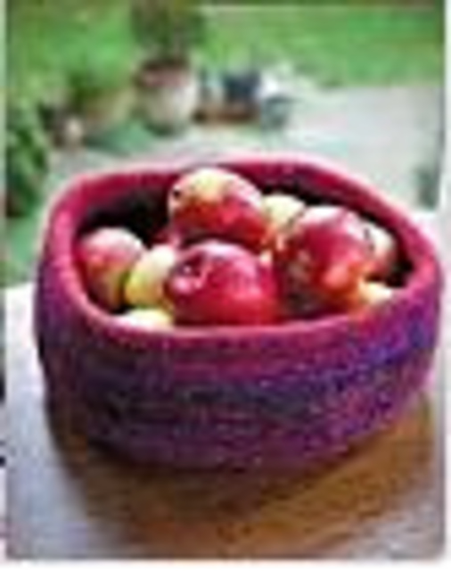 Berries Felted Fruit Bowl