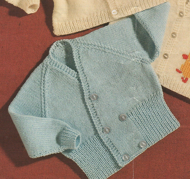 Blue cardigan