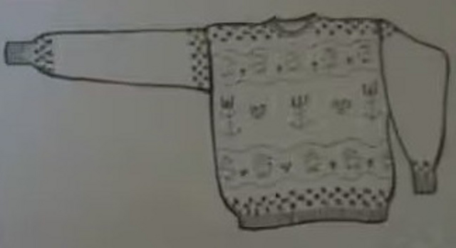 Round neck sweater with ducks 104