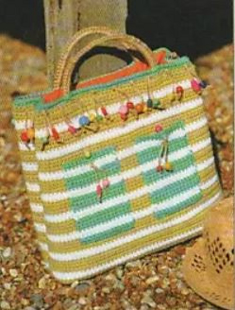 Ravelry: Bead trimmed beach bag pattern by hachette