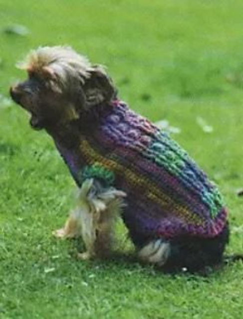 Ravelry: Colourful dog coat pattern by hachette