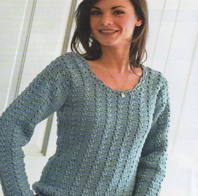 Ravelry: Scoop neck sweater pattern by hachette