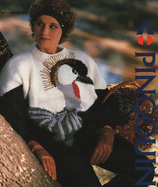 Pullover with crane bird 91.691