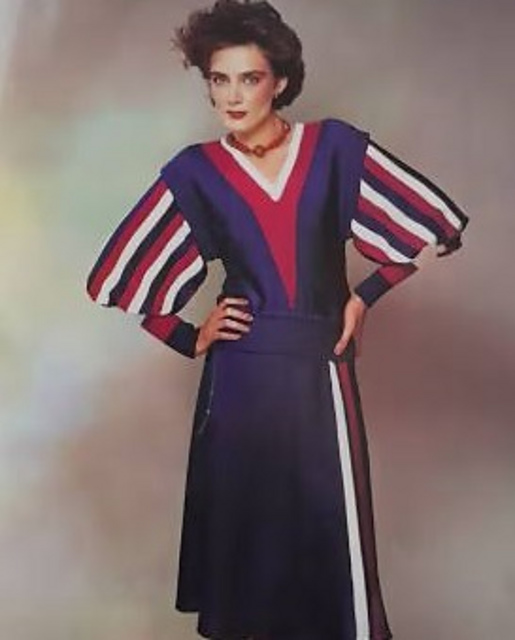 Royal Blue, Cerise & white suit