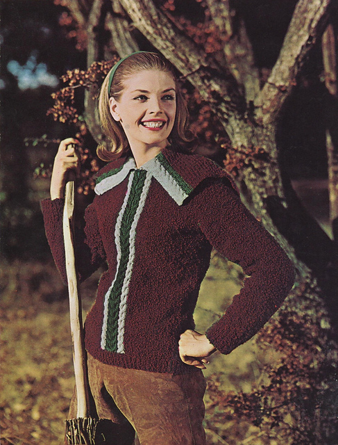 Collared sweater