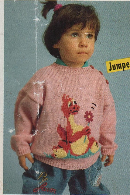 Jumper with dinosaurs