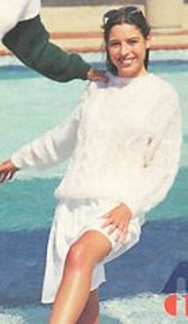 Pullover in one colour