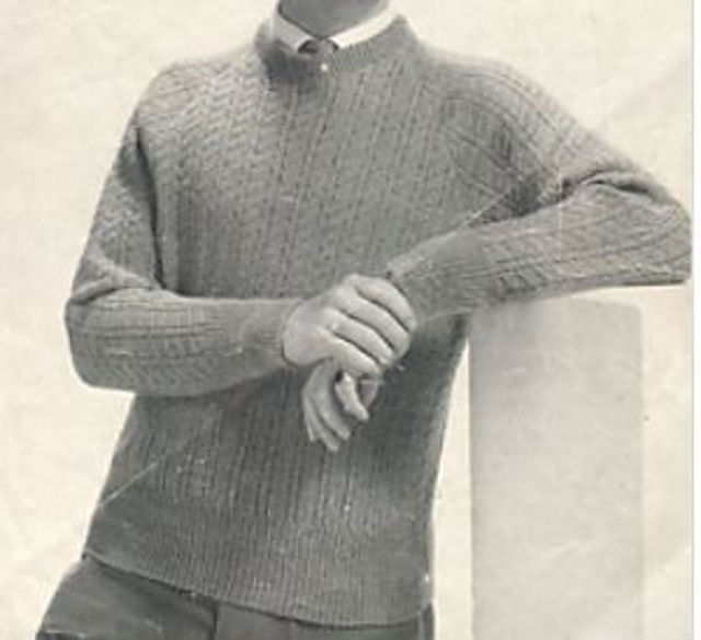 Man's round neck jersey