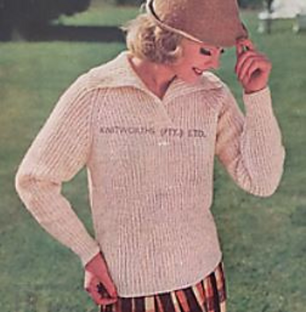 Raglan sweater