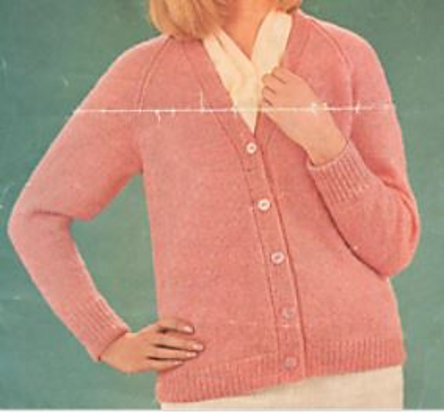 Lady's Raglan Cardigan