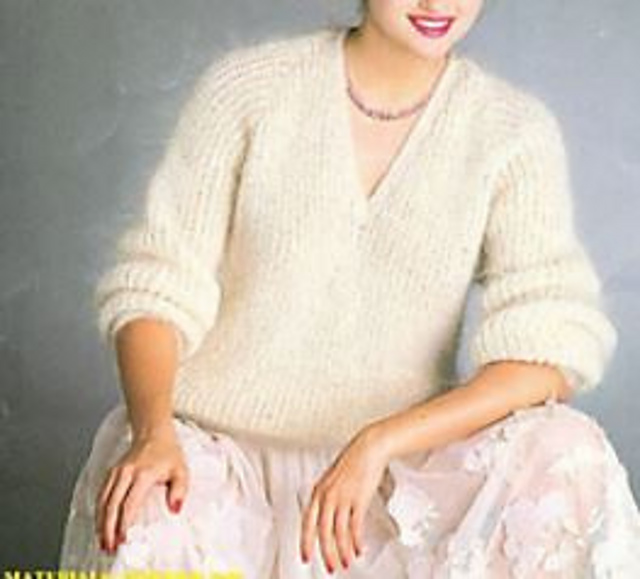 Fisherman's rib sweater