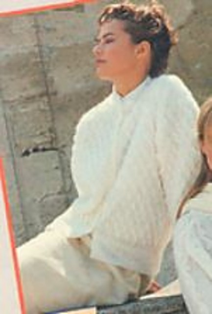Round neck cardigan 707