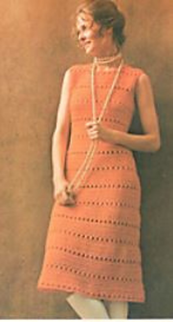 Lady's crochet dress