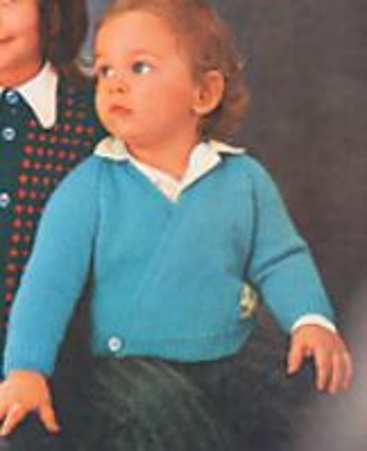 Baby's Cross over Cardigan