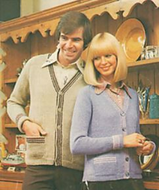 His and Hers raglan cardigan