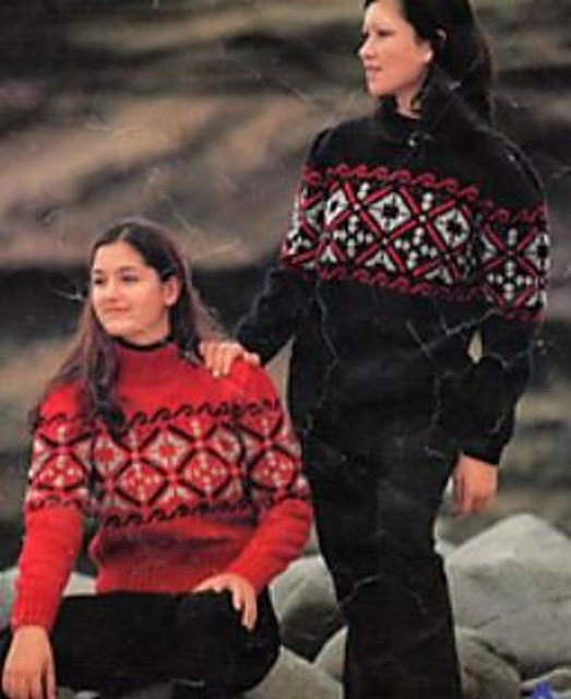 Fairisle Fancy cropped pullover