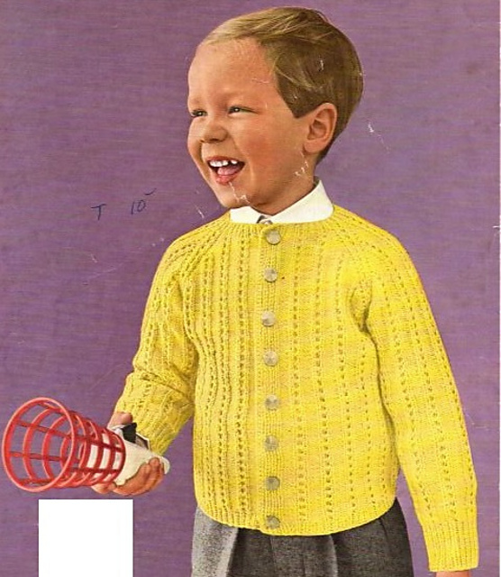 Raglan cardigan
