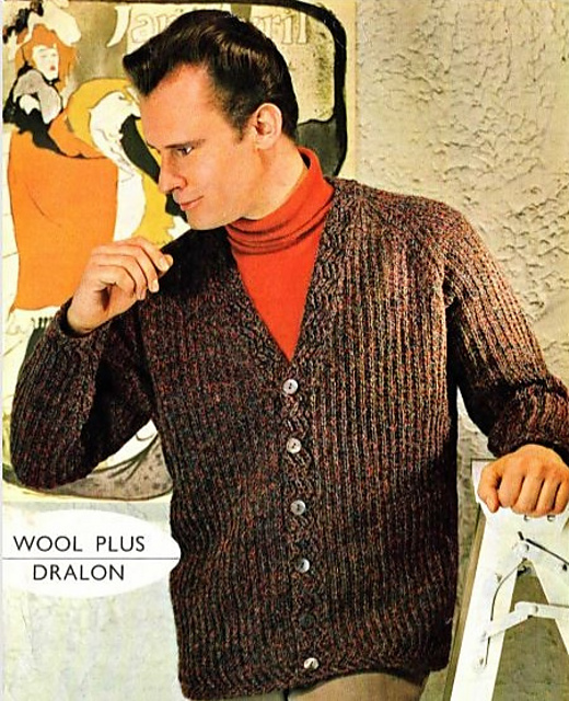 Man's cardigan