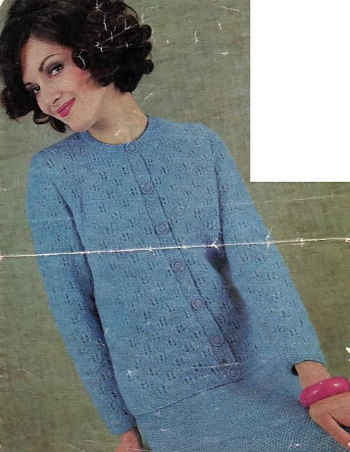 Lady's cardigan suit