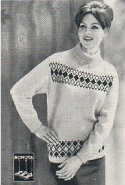 Argyle pullover