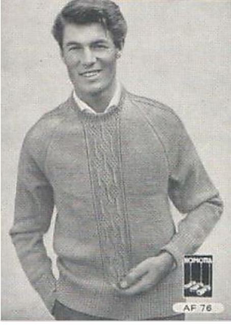 His raglan pullover
