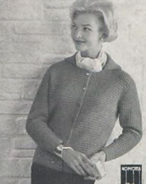 Her cardigan