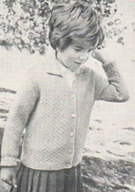 Child's cardigan