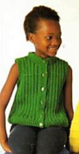Pretty Ladies: sleeveless cardigan
