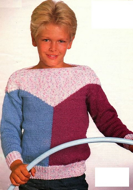 Geometric sweater