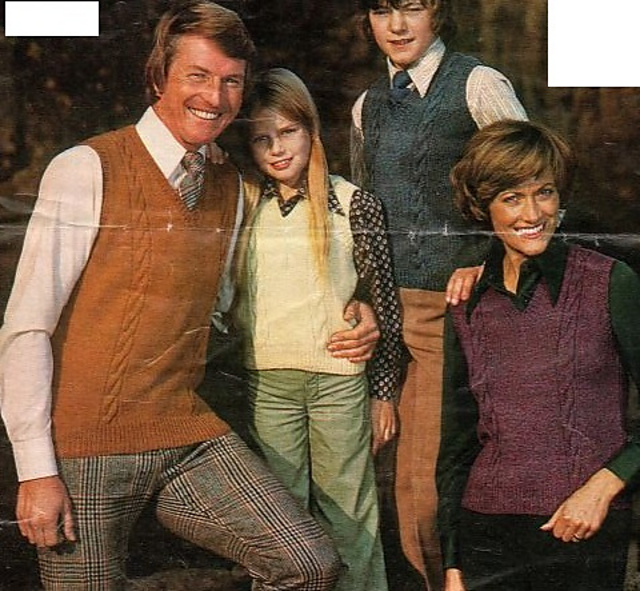 Family of Sweaters and Vest 5657
