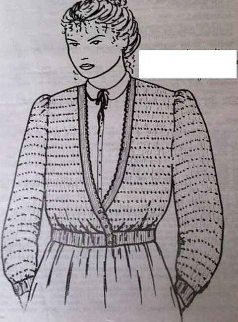 Low buttoning cardigan