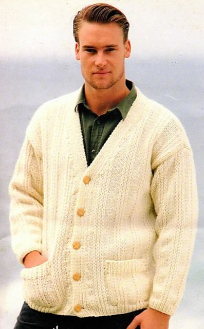 Man's Sport Cardigan