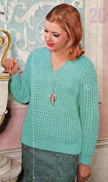 Raglan sweater