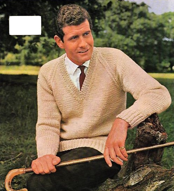 Man's Raglan Sleeved Sweater